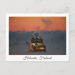 De Festividades Cartão postal Suomelinna ferry Helsinki souvenir