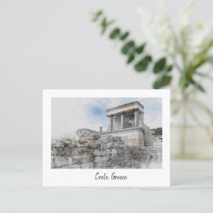 De Festividades Cartão postal Vintage Knossos Palace - Heraklion