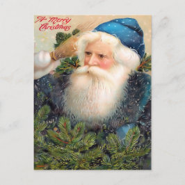 De Festividades Cartão postal Vintage Santa Claus