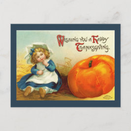 De Festividades Cartão postal Vintage Thankaction