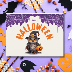 De Festividades Cartão postal Whimsical Happy Halloween