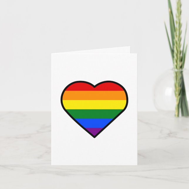 De Festividades Cartão PRIDE HEART (Frente)