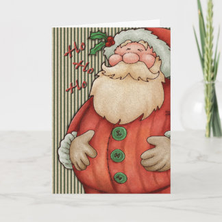 De Festividades Cartão Santa Clause