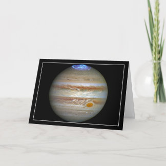 De Festividades Cartão Saudação Júpiter Auroras