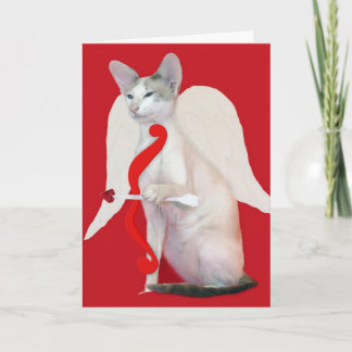 De Festividades Cartão Siamese do dia dos namorados do Cupido