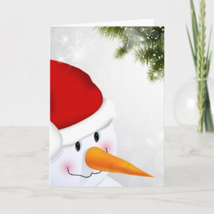 De Festividades Cartão Snowman