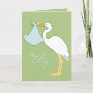 De Festividades Cartão Stork Boy