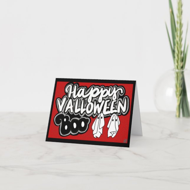 De Festividades Cartão Valloween (Frente)