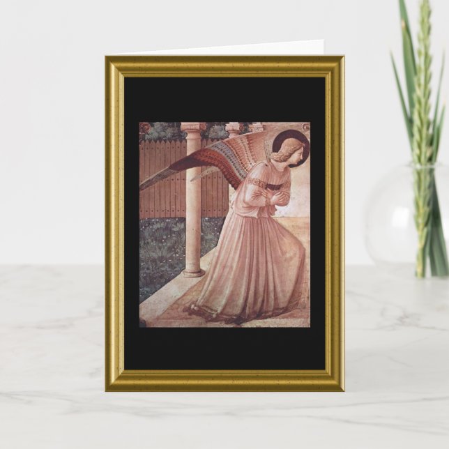 De Festividades Cartão vazio - anjo (Frente)