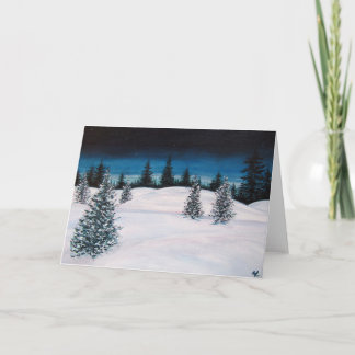 De Festividades Cartão vazio da paisagem do inverno