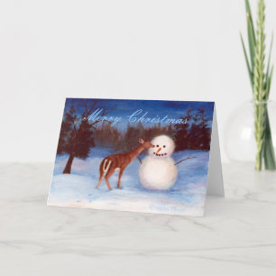 De Festividades Cartão vazio do Natal da curiosidade