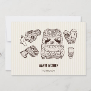 De Festividades Cartão Warm Wish Holiday Essentials