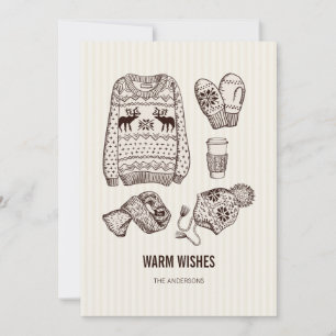 De Festividades Cartão Warm Wish Holiday Essentials