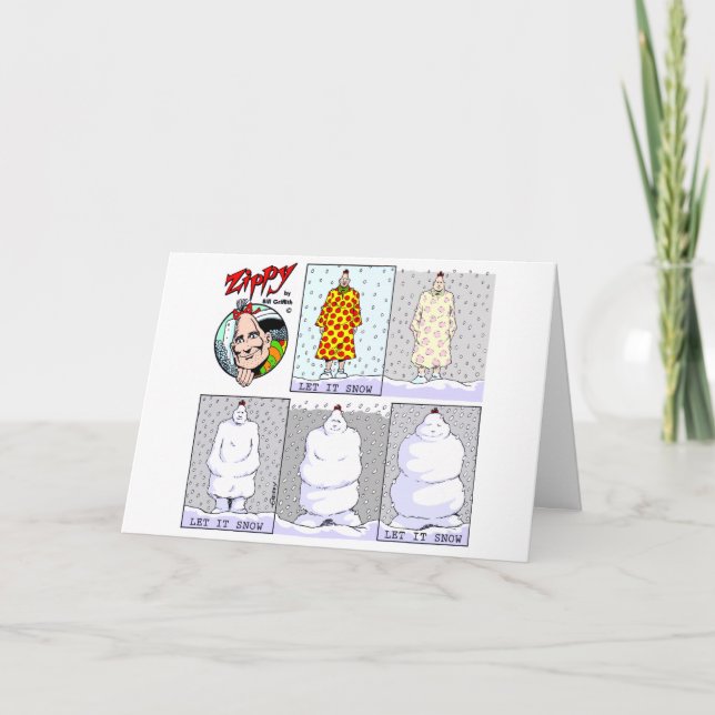De Festividades Cartão Zippy #2 do Xmas (Frente)