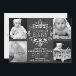 De Festividades Chalkboard Snowflake Winter Multiple Cartão com fo<br><div class="desc">© 2013 Designs socialitas. Anuncie o nascimento ou o seu novo bebê com este elegante banner caligrafia/roteiro e quatro (4) cartões fotográficos. Substitua as fotos de modelo com as suas. Esta carta de 4 fotos de nascimento faz uma bela manutenção para a sua família e amigos. Se precisar de ajuda...</div>