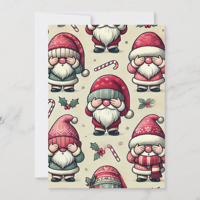 De Festividades Coordenando Cartão Sem Espiar com Verso para Crian (Frente)