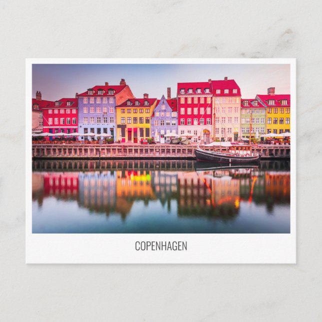 De Festividades Copenhaga, Dinamarca - cartão postal viagem (Frente)