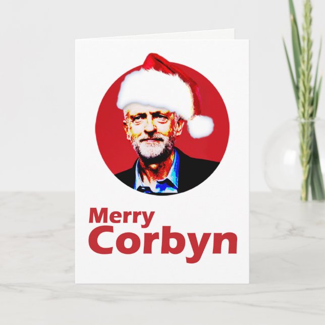 De Festividades Corbyn alegre - cartão (Frente)