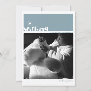 De Festividades Desejando o cartão com envelope