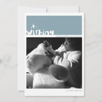 De Festividades Desejando o cartão com envelope