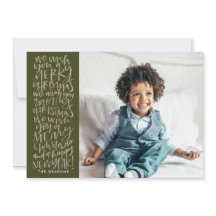 Desejo-lhe um Feliz Natal no Cartão com fotos Ever