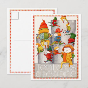 De Festividades DEZ LORDES SALTANDO Cartão Postal