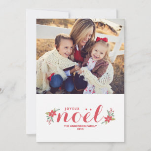 DE FESTIVIDADES DOCE JOYEUX NOEL CARTÃO COM FOTOS HOLIDAY