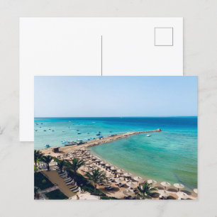 De Festividades Egito. Vista do Mar Vermelho. Cartão Postal