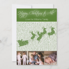 De Festividades "Era a noite antes do Natal" Cartão com fotos