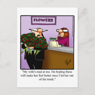 De Festividades "Espectickles" com cartão postal humor do casament