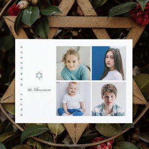 De Festividades Estrela do Cartão David Photo Hanukkah