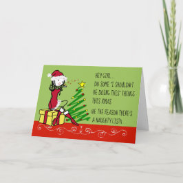 De Festividades Eu não deveria estar fazendo este Cartão Xmas Irma