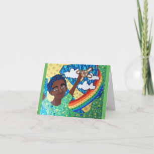 De Festividades Eu posso ver claramente agora o cartão