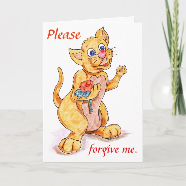 De Festividades Eu sou cartão pesaroso (Frente)