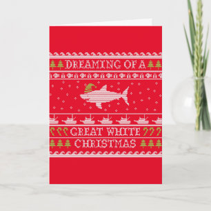 De Festividades Excelente White Natal Engraçado Cartão Vermelho Fe