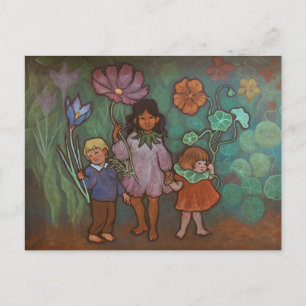 De Festividades Fadas das Flores da Primavera cartão postal