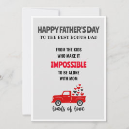 De Festividades Feliz Dia dos Pais padrastro cartão engraçado fofo