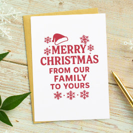 De Festividades Feliz Natal cartão com fotos branco-moderno