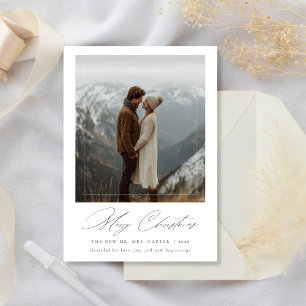 De Festividades Feliz Natal Moderno Novo Cartão com fotos