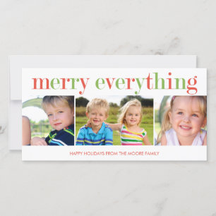 De Festividades Feliz Tudo Cartão com fotos Natal
