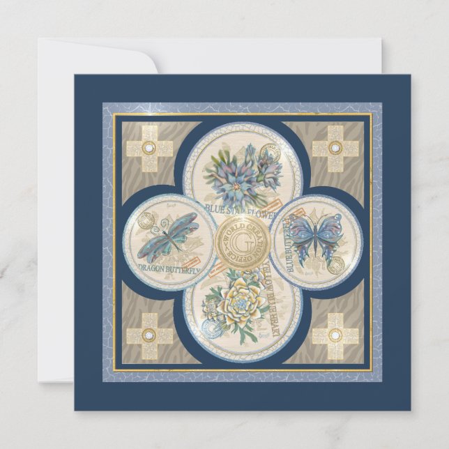 De Festividades G Creation Office cartão em branco (Frente)