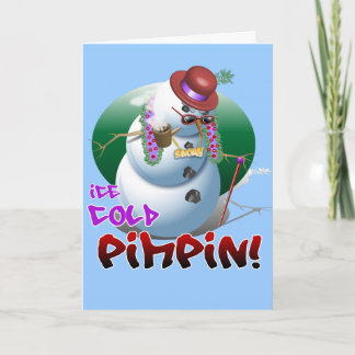 De Festividades Gelo - Pimpin frio! Cartão