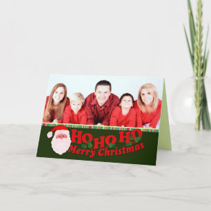 De Festividades "Ho Ho Feliz Natal" adiciona a sua cartão com fot
