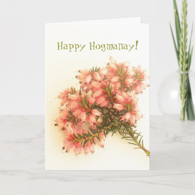 De Festividades Hogmanay feliz! Cartão (Frente)
