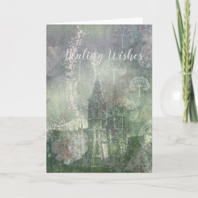 De Festividades Jardim Romântico - Cartão Saudável (Frente)