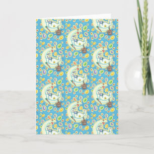 De Festividades JELLY BEAN DREAMS EASTER BUNNY GREETING CARTÃO Ve