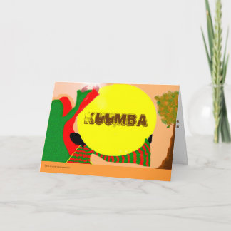 DE FESTIVIDADES KWANZA   - CARTÃO