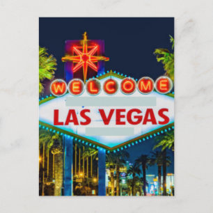 De Festividades Las Vegas, Nevada   Cartão postal Skyline