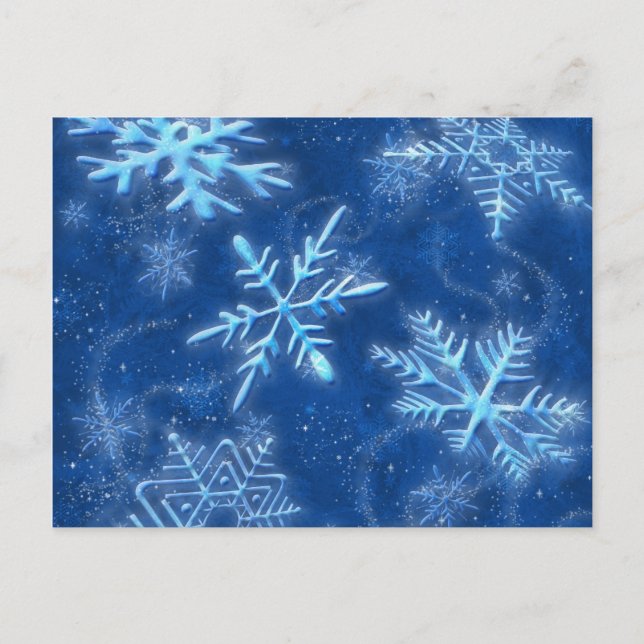 De Festividades Let It Snow Cartão Postal (Frente)