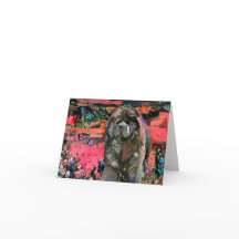 MAGGIE Black Chow ART CARTÃO